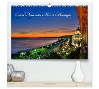 Côte d'Azur entre Mer et Montagne (Calendrier mural 2026 DIN A2 vertical) calendrier de bureau: La Côte d'Azur ou la French Riviera, un espace de lumière
