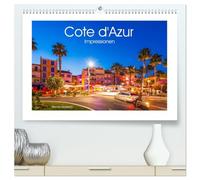 COTE D'AZUR Impressionen (hochwertiger Premium Wandkalender 2026 DIN A2 quer), Kunstdruck in Hochglanz: Die Cote d'Azur oder auch Französische Riviera in 13 faszinierenden Aufnahmen.