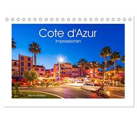 COTE D'AZUR Impressionen (Tischkalender 2026 DIN A5 quer), CALVENDO Monatskalender: Die Cote d'Azur oder auch Französische Riviera in 13 faszinierenden Aufnahmen.