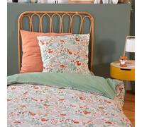 CÔTE DECO Parure da letto per bambini, 140 x 200 cm, motivo: animali della foresta, 2 pezzi