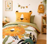 CÔTE DECO Parure da letto per bambini Leone 140 x 200 cm + 1 federa 63 x 63 cm - 2 pezzi