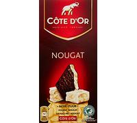 Cote D'Or Noir - Confezione da 4 ripieni di torrone, 130 g