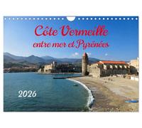 Côte Vermeille entre mer et Pyrénées (Calendrier mural 2026 DIN A4 vertical), CALVENDO calendrier mensuel: Profitez de la beauté de la Côte Vermeille ... des côtes les plus attrayantes de France.