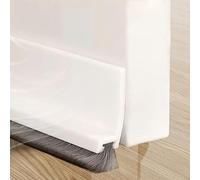 Cotensta 100cm Blanc Paraspifferi per Porte, Guarnizione per Porta per Protezione da Suoni, Freddo, Umidità e Insetti in Silicone, Guarnizione a Spazzola per Porte, (white)