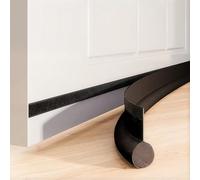 Cotensta 96cm Nero Paraspifferi per Porte, Paraspifferi Sotto la Porta, Isolamento Guarnizione Porta, Previene Spifferi e Infiltrazioni di Polvere, Acqua, Luce, (black)