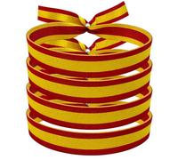 cotigo Bracciale Bandiera Spagna regolabile in tessuto, braccialetto colori rosso e giallo, bracciale orgoglio spagnolo unisex, regalo patriottico Spagna, Mediano-largo, Acciaio inossidabile, Non è