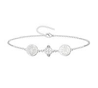 cotigo - Bracciale di protezione triplo nodo di strega, tetragramaton e san benedetto in acciaio inox, amuleto spirituale contro le energie negative, regalo con significato, Mediano-largo, Acciaio