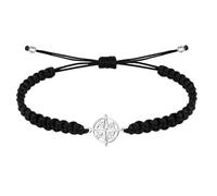 Cotigo Bracciale Filo Destino in acciaio inossidabile con simboli, amuleti protettivi e portafortuna, Amuleti contro il malocchio - Bracciale da donna/bracciale da uomo, regalo originale., Talla única