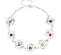 cotigo Bracciale nodo di strega con tetragramaton e San Benedetto in acciaio inossidabile|Amuleto di protezione ed energia positiva|Regalo per donna e uomo, Mediano-largo, Acciaio inossidabile