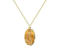 cotigo - Collana in acciaio inox vergine, santi di Spagna, cattolico, religione, patrono della Spagna, Religion, regalo donna, regalo uomo, regalo per nonna., Mediano-largo, Acciaio inossidabile