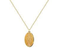 cotigo - Collana in acciaio inox vergine, santi di Spagna, cattolico, religione, patrono della Spagna, Religion, regalo donna, regalo uomo, regalo per nonna., Mediano-largo, Acciaio inossidabile