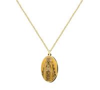 cotigo - Collana in acciaio inox vergine, santi di Spagna, cattolico, religione, patrono della Spagna, Religion, regalo donna, regalo uomo, regalo per nonna., Mediano-largo, Acciaio inossidabile