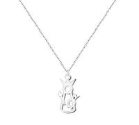 cotigo - Collana vergine in acciaio inox, santi di Spagna, cattolico, religione, patrona Spagna, patron spagna, regalo donna, uomo, regalo per nonna., Mediano-largo, Acciaio inossidabile, Nessuna