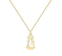 cotigo - Collana vergine in acciaio inox, santi di Spagna, cattolico, religione, patrona Spagna, patron spagna, regalo donna, uomo, regalo per nonna., Mediano-largo, Acciaio inossidabile, Nessuna