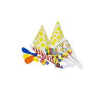Cotillon Party Box Scatola Per 20 Persone Cappellini Trombette Stelle Filanti