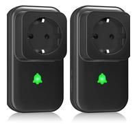 COTINSE 2Pack Rilevatori di Allarme per Interruzione di Corrente con LED, 0-110 dB Allarme per Interruzione di Corrente, 7 suonerie rilevatore di interruzione di corrente, monitor di tensione