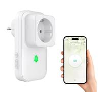 COTINSE Rilevatore di interruzione di corrente WiFi Tuya, Presa intelligente con allarme WLAN, Allerta in caso di blackout, Compatibile con l'applicazione Smart Life, 110 dB con display LED