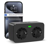 COTINSE Rilevatore Interruzione Corrente WiFi Tuya Silenziamento Remoto | Smart Life App Allarme Mancanza Alimentazione 110dB, 3 Suonerie / 3 Volume, Avviso Mancanza Corrente per Frigorifero