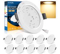 COTLEDL Faretti LED da Incasso, Luce Calda 3000 K, 5 W 450 lm, Set da 10