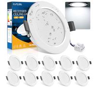 COTLEDL Faretti LED da Incasso, Luce Fredda 6000 K, 5 W 450 lm, Set da 10