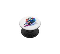 Coton De Tulear Cane Sci Acquerello Splash Art PopSockets PopGrip Adesivo