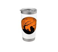 Coton de Tulear Halloween Bicchiere termico in acciaio inox doppia parete