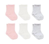 Cotone 6 paia di calzini per neonati neonati da 0 a 6 mesi a 3 anni | Stopper calzini senza cuciture calzini | calzini per bambini ragazzi ragazze, Colore: rosa., 6-12 Mesi