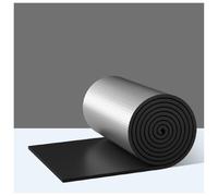 Cotone autoadesivo dell'isolamento della lamina di alluminio, tetto della spugna di plastica di gomma ignifuga, cotone isolante della piastrella di acciaio di colore(20MM(THK),1*5m/3.2*16.4ft)
