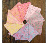 Cotone Batik Pretagliate Tessuto Fat Quarter Quilting Patchwork 50.8cm x 48.3cm