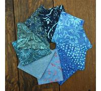 Cotone Batik Pretagliate Tessuto Fat Quarter Quilting Patchwork 50.8cm x 48.3cm
