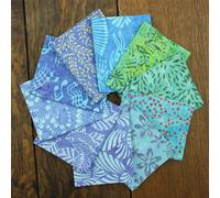 Cotone Batik Pretagliate Tessuto Fat Quarter Quilting Patchwork 50.8cm x 48.3cm