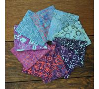 Cotone Batik Pretagliate Tessuto Fat Quarter Quilting Patchwork 50.8cm x 48.3cm