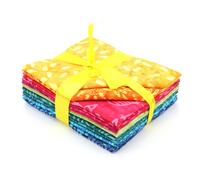 Cotone Batik Pretagliate Tessuto Fat Quarter Quilting Patchwork 50.8cm x 48.3cm