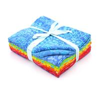 Cotone Batik Pretagliate Tessuto Fat Quarter Quilting Patchwork 50.8cm x 48.3cm