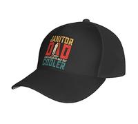 Cotone Berretto papà Bidello Come Un papà Normale Ma più Figo Hip Hop Cappello Casual Cappellino Visiera Vintage Berretto da Baseball per Viaggi, Seasons, Tennis