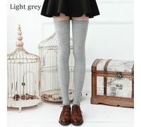 Cotone Calze a Coscia Alta Parigine Giapponese Lolita JK Stile Preppy Solido