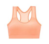 Cotone Colorato Gathering Non Ring Sport Back Yoga Bra Large Breasts Show Small Bra Running Fitness Shockproof Tank Top Underwear Leggings Rotondo, Pasteca Rosso, Taglia Unica