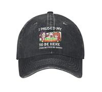 Cotone Comfort Vintage Ho Messo In Pausa La Mia Carriera Di Uma Musume Per Essere Qui Cappellini Da Baseball Cappello Snapback In Cotone Invecchiato Allenamento All'aperto Regalo Cappelli Cap regalo