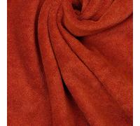 Cotone Elasticizzato Terry Spugna Tessuto Stoffa - Ruggine