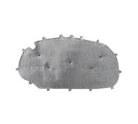 Cotone Insonorizzante Motore Cotone fonoassorbente in alluminio per motore VW per Golf 6 Golf per GTI Riduce il rumore Isolamento acustico(Argento)