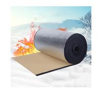 Cotone isolante acustico autoadesivo, materiale fonoassorbente e isolante termico for cofano, motore, tetto, porta e bagagliaio, finitura in lamina di alluminio(1*10m/3.2*33ft,25MM(THK))
