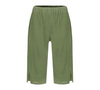 Cotone Lino Estivi Pantaloni di Comodi Shorts Larghi in Lino e Cotone con Tasca,alla e Casual,da Donna da Spiaggia Pantaloncini Corsa con Tasche (Camouflage,XL)