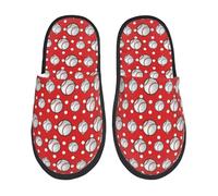 Cotone Pantofole Carino Baseball C Comode Scarpe Da Casa Lavabili Pianelle Per Interno Esterno Invernale L