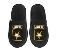 Cotone Pantofole Logo Dell'Esercito Degli Stati Uniti Morbide Slippers Comode Pantofole Per Unisex Hotel Interno L