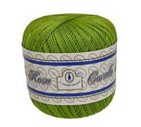 Cotone per Uncinetto numero 8 Filo di Scozia Gomitolo da 100 gr (VERDE MELA 87)