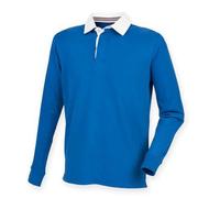 Cotone Rugby Camicia Blu Nero Verde Beige o Rosso Front Row Premium Comformante