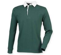Cotone Rugby Camicia Blu Nero Verde Beige o Rosso Front Row Premium Comformante