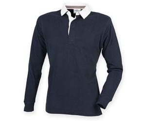 Cotone Rugby Camicia Blu Nero Verde Beige o Rosso Front Row Premium Comformante