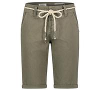 Cotone shorts con coulisse e tasche stile Bermuda