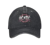 Cotone Traspirante Unisex Thunder Rock AC DCS Band Print Cappello Casual Distressed Cotone Berretto da Baseball Regalo Regolabile